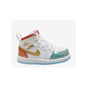 Nike Jordan 1 Mid Sneaker School NC to Chi (TD) - size 3C